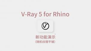 V-Ray 5 for Rhino ——随机纹理平铺